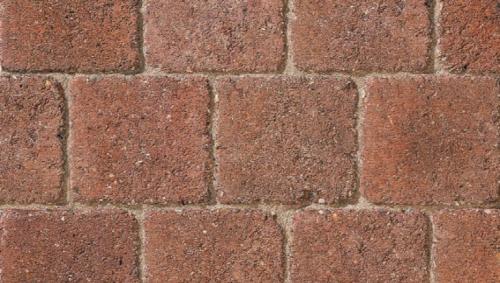 Drivesett Deco block paving Terracotta